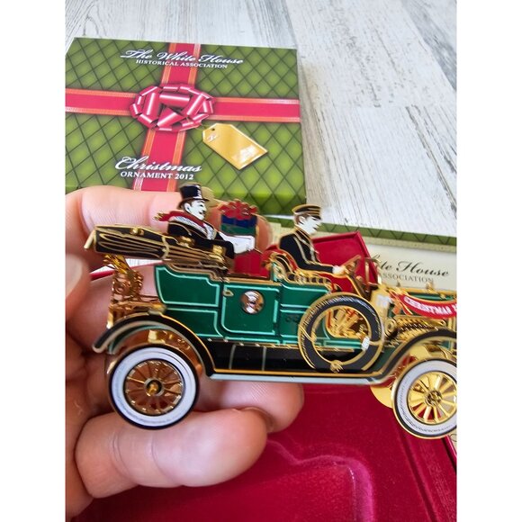 White House Howard Taft 2012 car metal ornament Xmas tree automobile Americana p - Picture 3 of 12